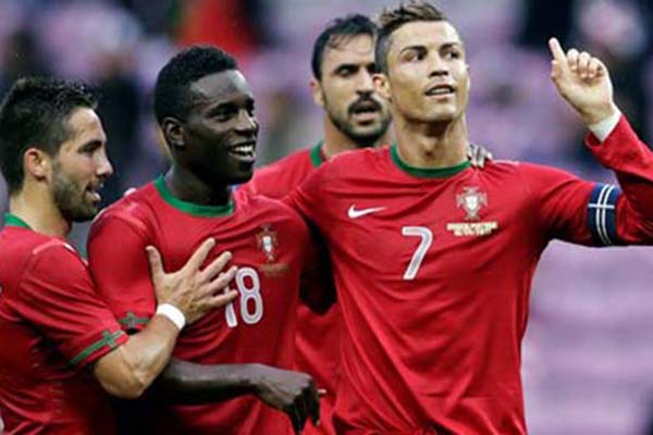 Cristiano Ronaldo, auteur d'une très bonne prestation, a offert le but de la victoire à la selecçao