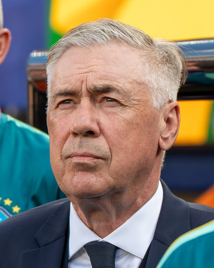 Carlo Ancelotti, ancien entraîneur de Cristiano Ronaldo au Real Madrid