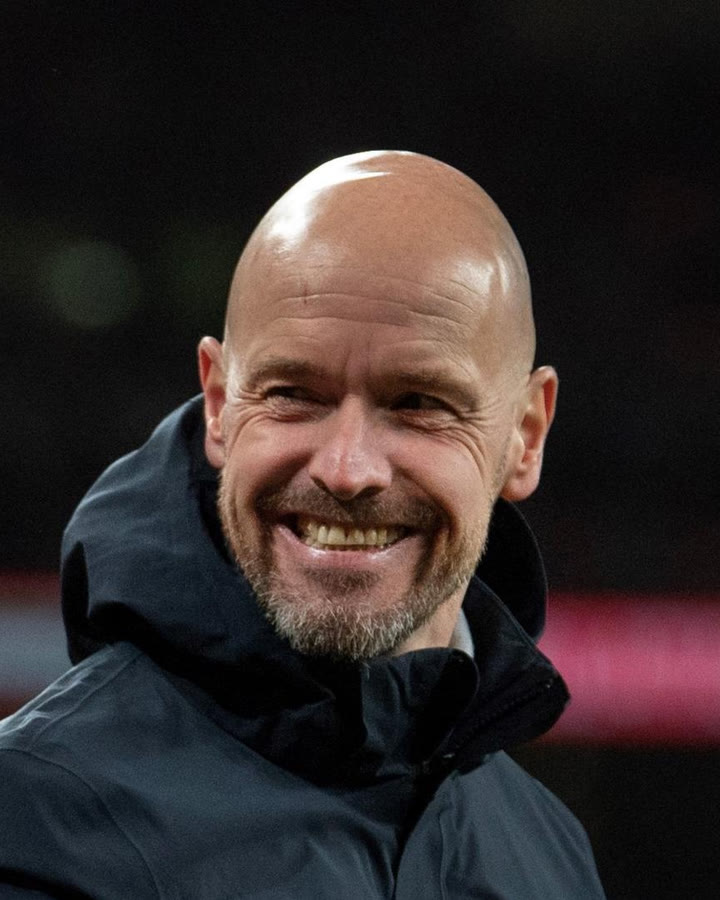Erik ten Hag, ancien entraîneur de Manchester United, qui accuse Cristiano Ronaldo